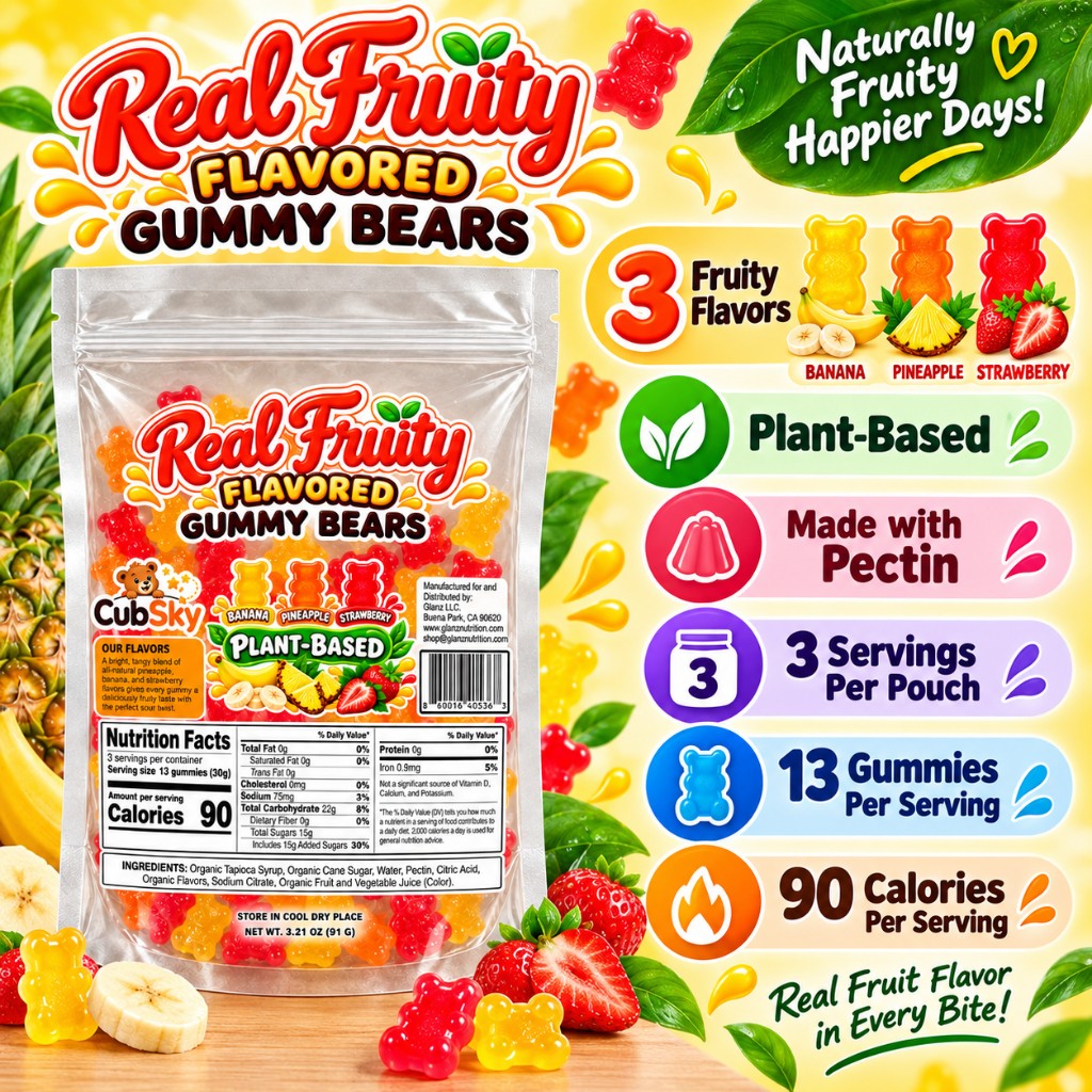 65ct Real Fruity Gummies photo 3